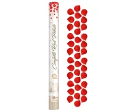 Confetti Cannon Rose Petals, textile, red / 60 cm