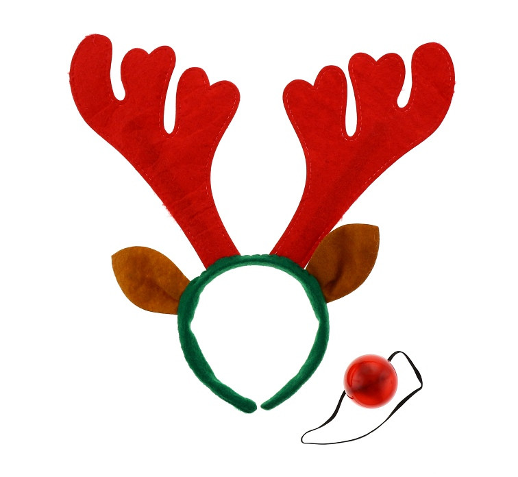 Antler headband with Nose