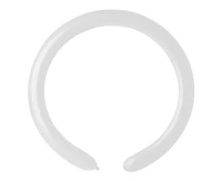Balloons Gemar, modelling balloon type 160, white, 100pcs