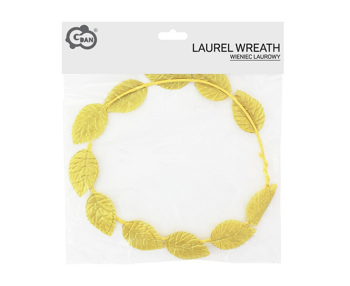 Golden laurel wreath