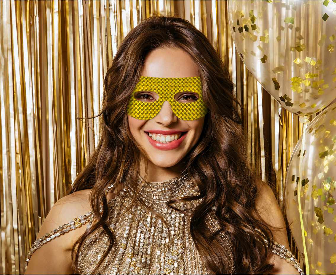 Set "6 holographic masks" EOL