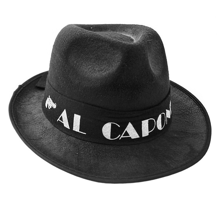 Kapelusz "Al Capone", czarny