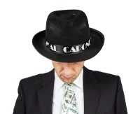 Kapelusz "Al Capone", czarny