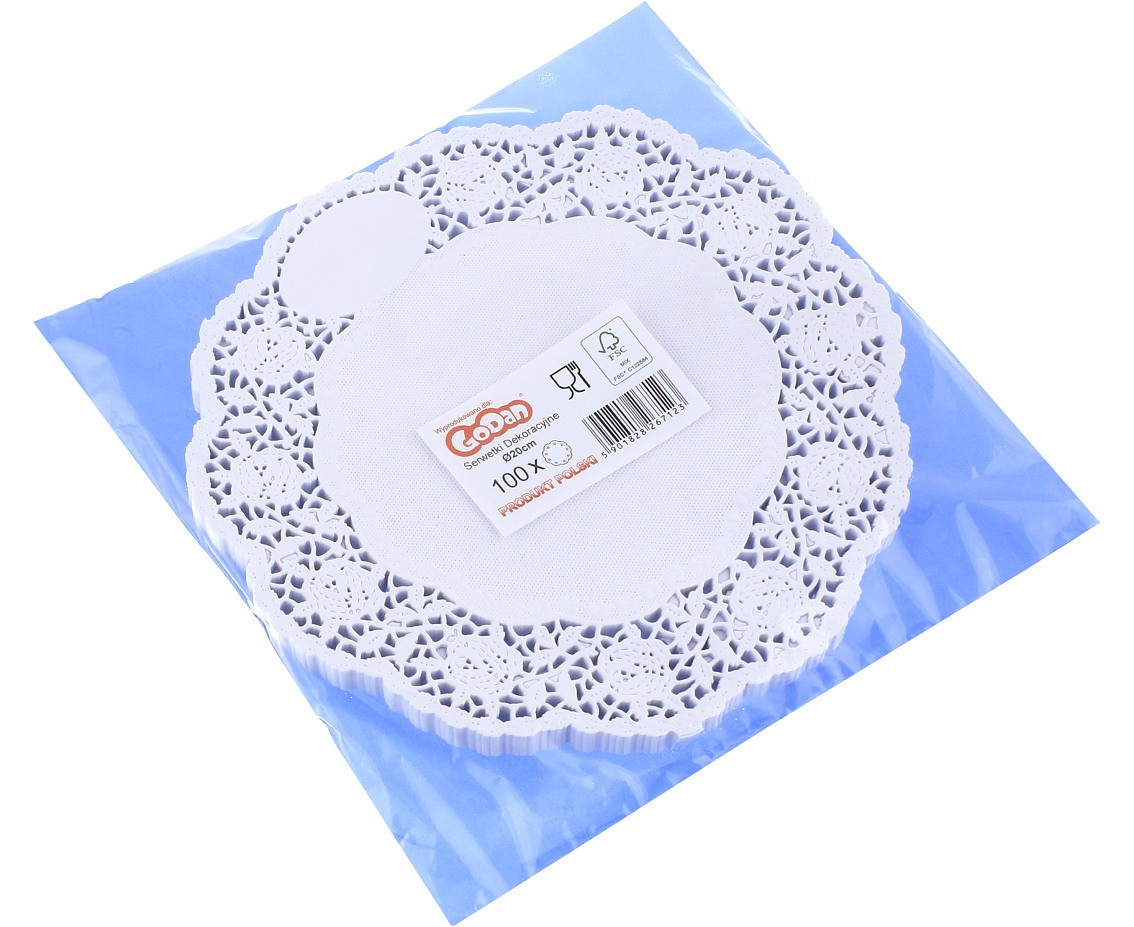 Napkins decorative 20 cm / 100 pcs.