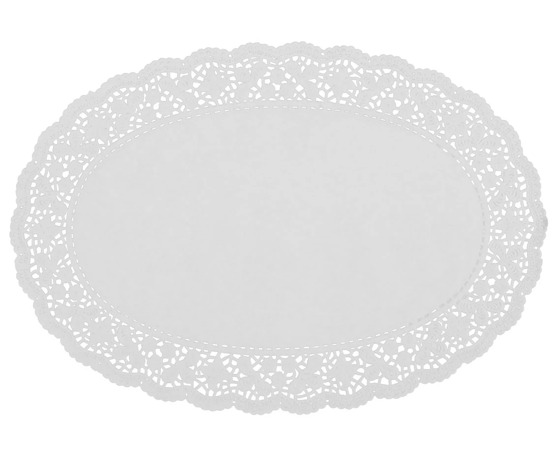 Napkin decorative oval 28 x 41 cm / 12 pcs