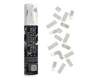 Confetti Cannon - silver stripes / 20 cm EOL