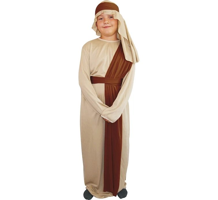 Joseph role-play set for kids (robe, belt, headpiece), size 110/120cm