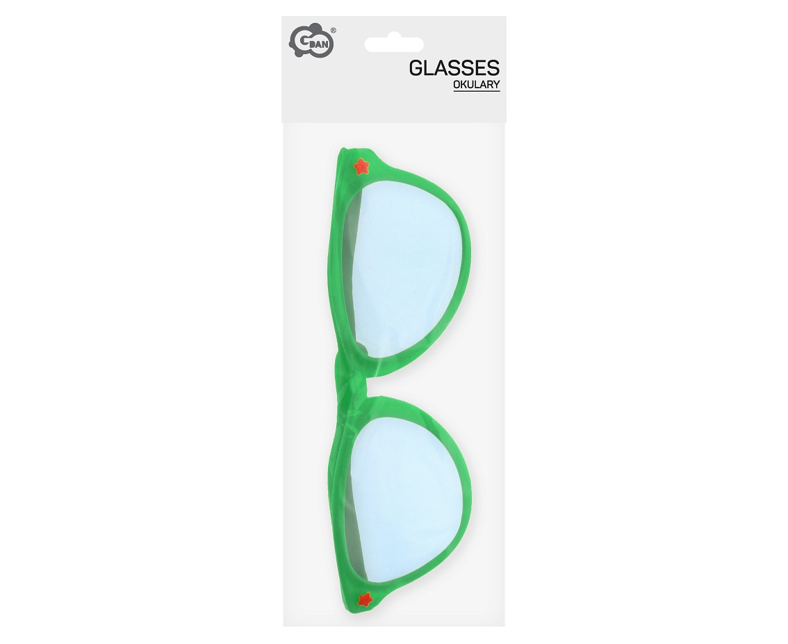Jumbo glasses, green