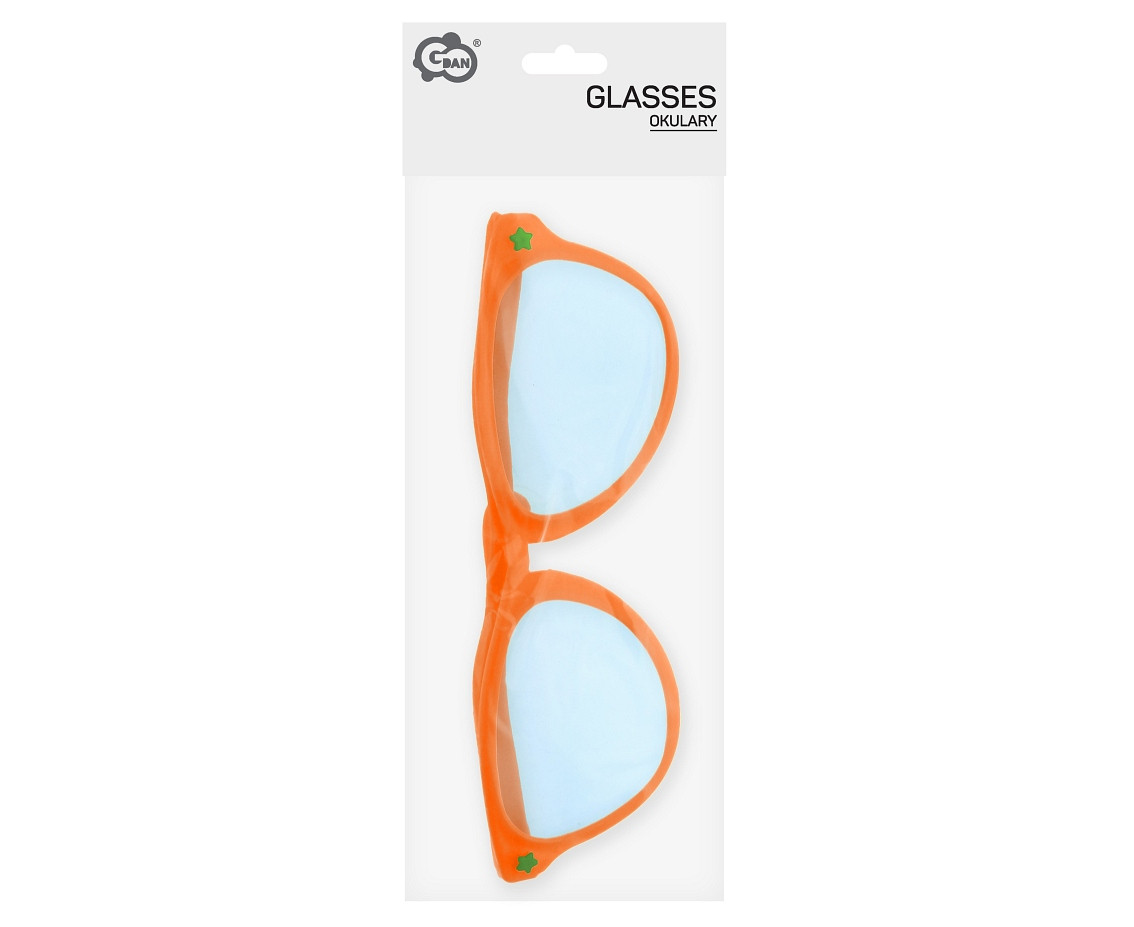 Jumbo glasses, orange