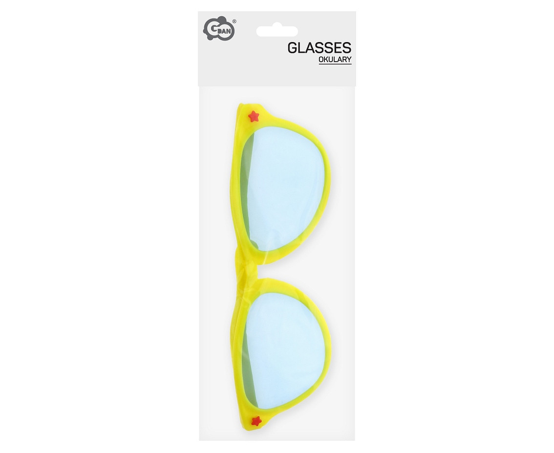 Jumbo glasses, yellow