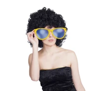 Jumbo glasses, yellow