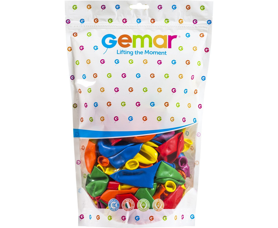 Balony Gemar 10", pastel mix, 50szt.