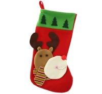 Xmas stocking with "Reindeer with scarf"