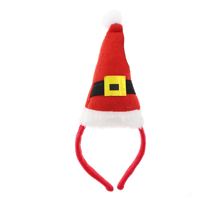 Santa hat headband 11x19 cm