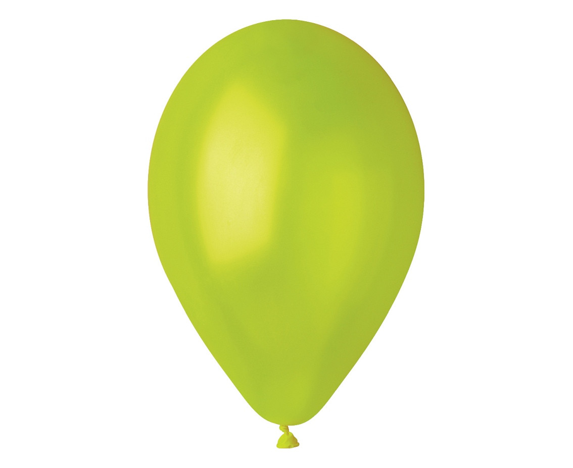 Balloons Gemar 12", metallic pistachio, 100pcs EOL