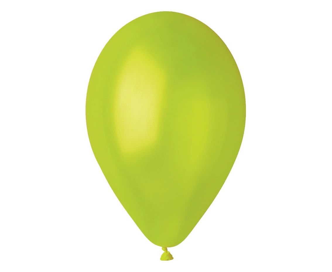 Balloons Gemar 10", metallic pistachio, 100pcs