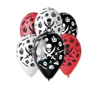 Balloons Gemar 12", pastel premium pirates, 5pcs