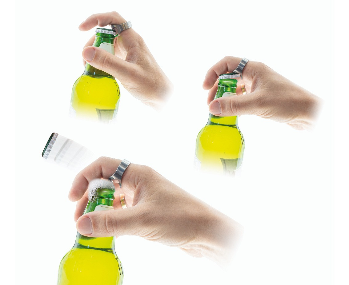 Bottle Opener, ring shape, box of 24 pcs