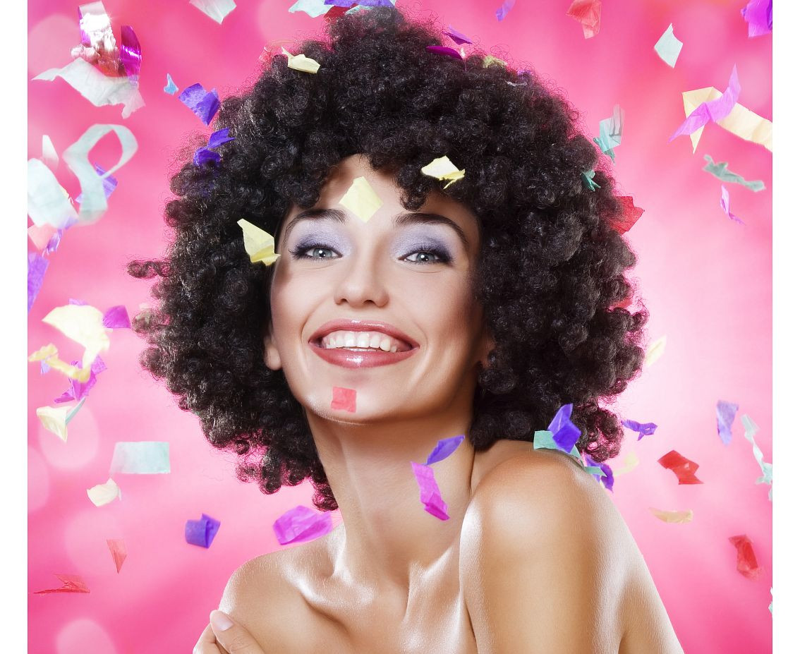 Wig "Mega Afro black"
