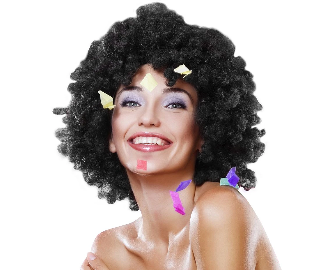 Wig "Mega Afro black"