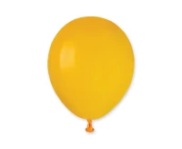 Balloons Gemar 5", pastel mango yellow, 100pcs
