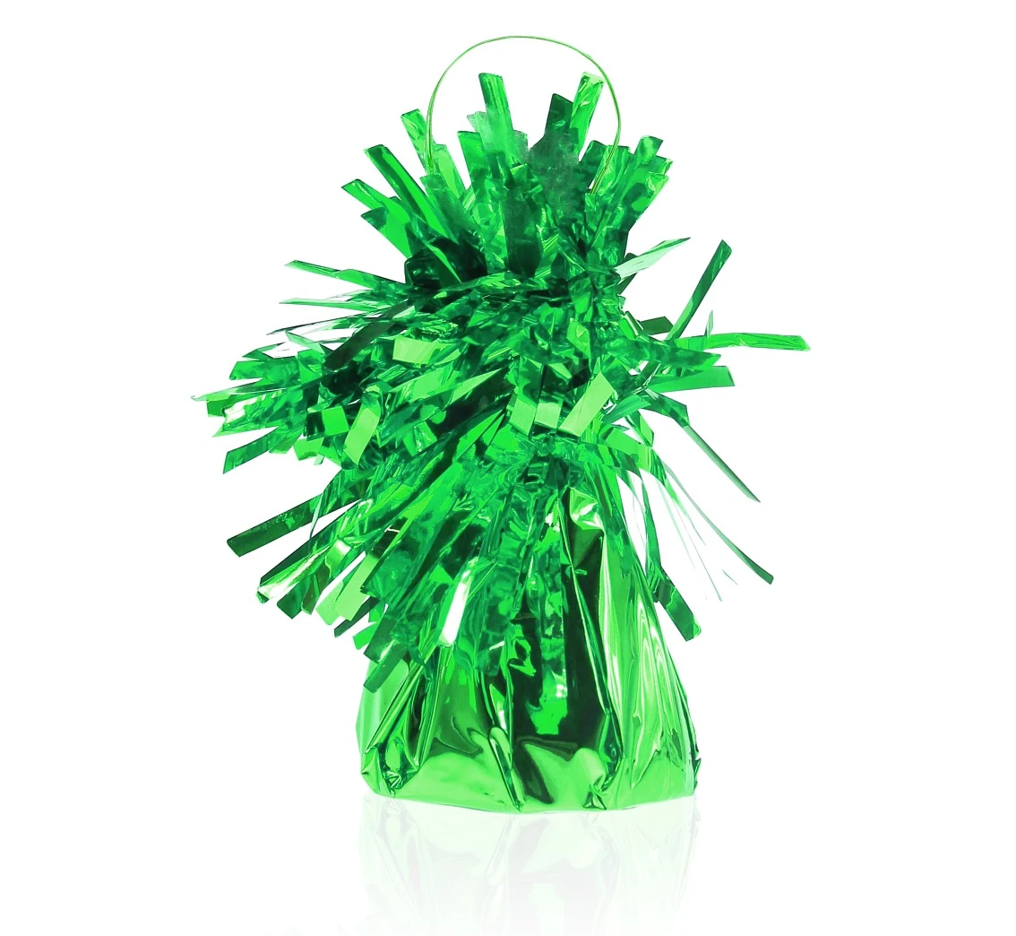 Foil weight for helium balloons, green, 145 g / 1 pc