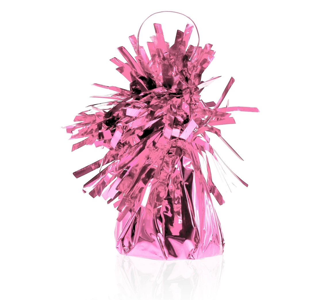 Foil weight for helium balloons, light pink, 160 g / 1 pc