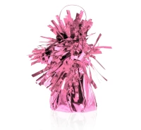 Foil weight for helium balloons, light pink, 160 g / 1 pc