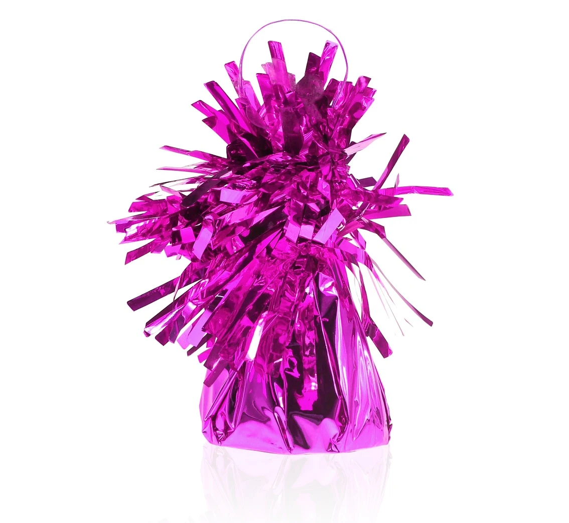 Foil weight for helium balloons, dark pink, 145 g / 1 pc