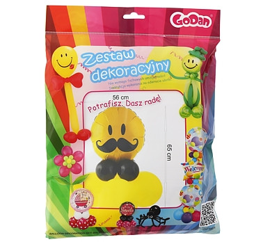 Balloon 18" Decorative set - "Mustache"