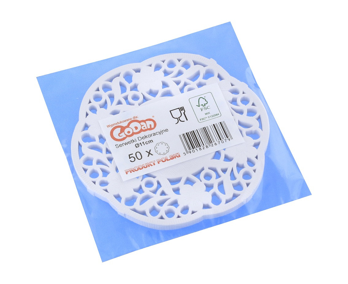 Decorative napkin Wed. 11 cm / 50 items