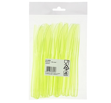 Premium Knife set, green, 24 pcs.