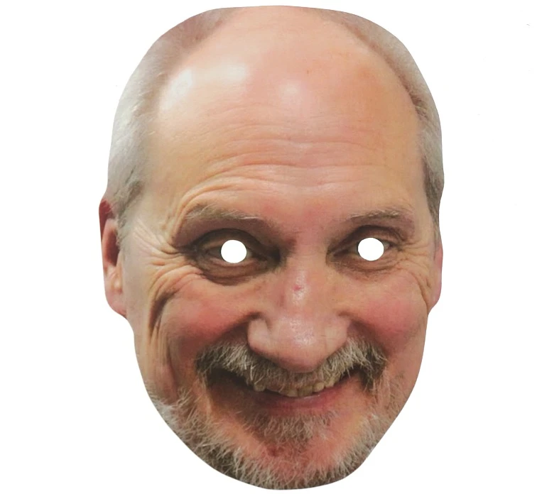 Paper mask "Antoni Macierewicz"