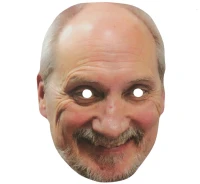 Paper mask "Antoni Macierewicz"