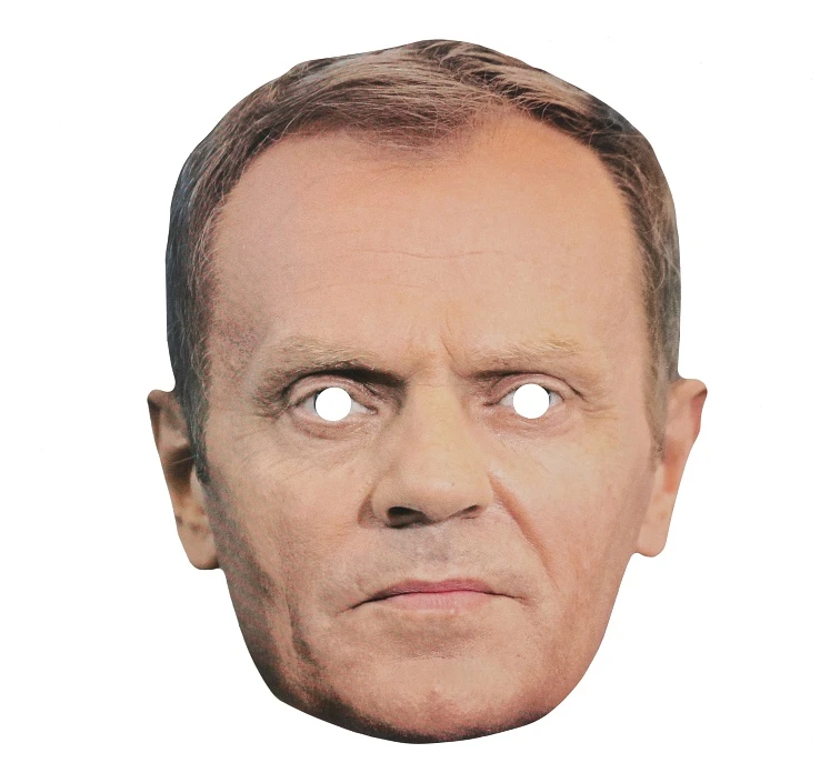 Paper mask "Donald Tusk"