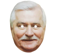 Paper mask "Lech Wałęsa"