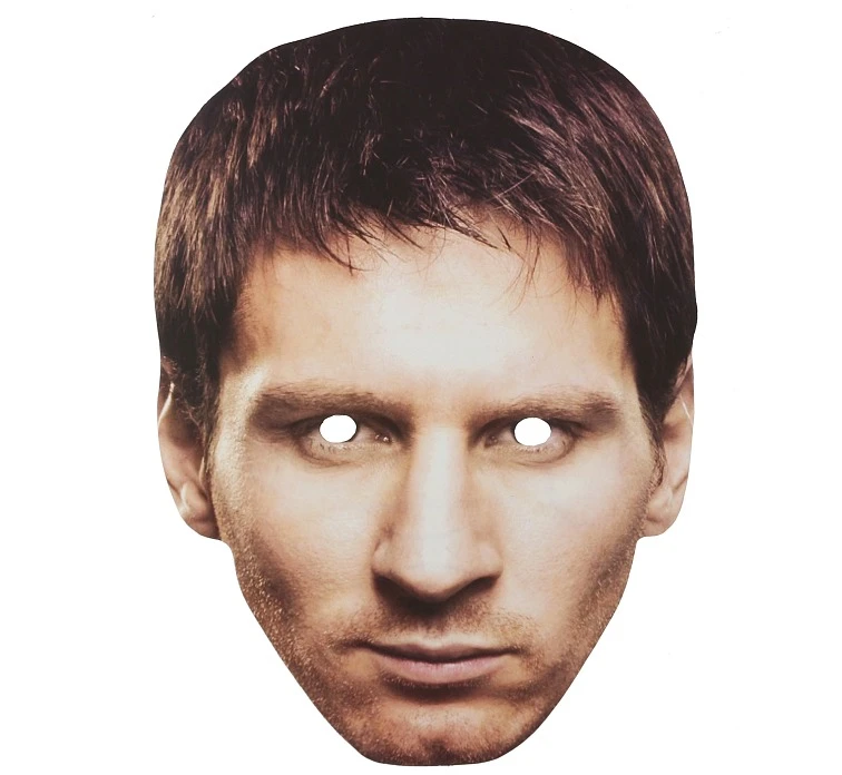 Paper mask "Messi"