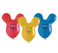 Balony Gemar, pastel premium myszki, 65 cm, 3szt.