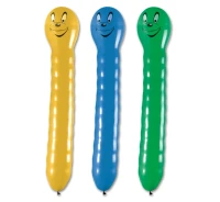 Balony Gemar, pastel premium dżdżownice długie, 95 cm, 3szt.