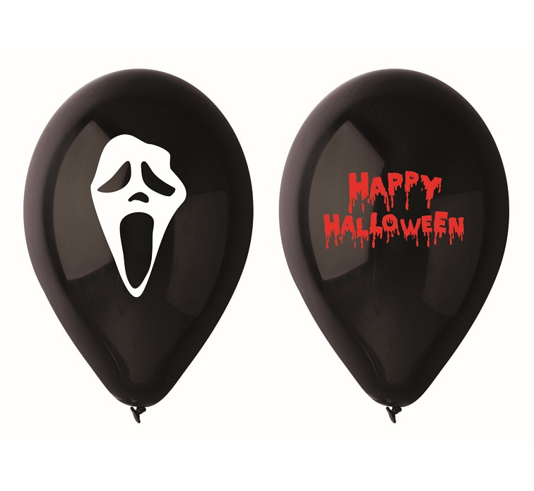 Balloons Gemar 12", pastel premium scary halloween, 5pcs