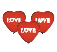 Balony Gemar, premium love serca, 5szt.