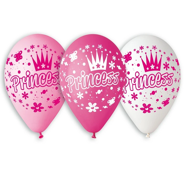 Balloons Gemar 12", pastel premium princess, 5pcs