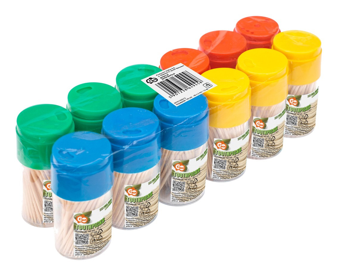 Toothpicks 140 pcs (nice packaging) / 12 op.