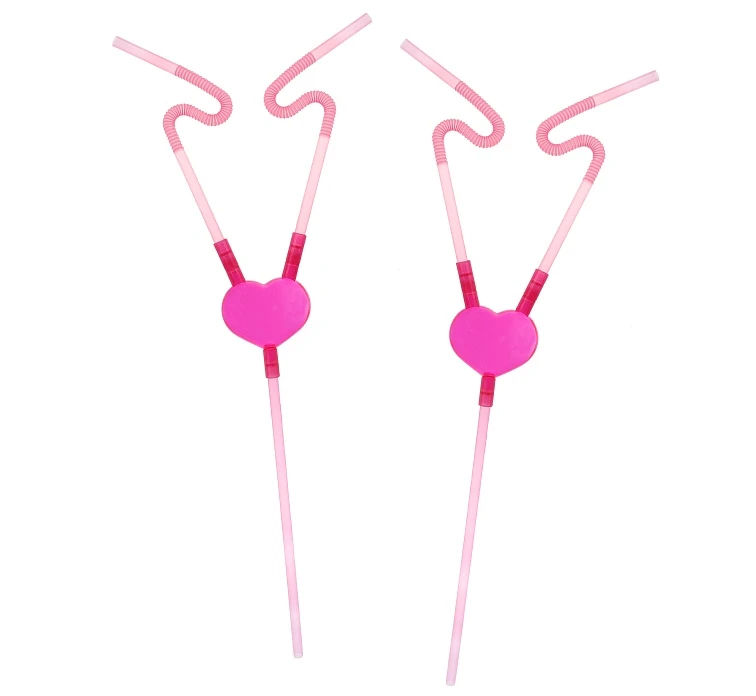 "Love" Straws, 6x300 mm / 2 pcs EOL