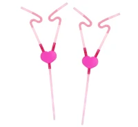 "Love" Straws, 6x300 mm / 2 pcs EOL