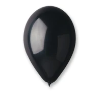 Balloons Gemar 10", metallic black, 100pcs