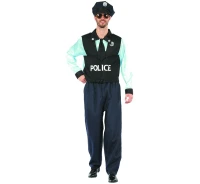 Costume for adults "Policeman", size 52 EOL