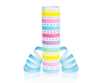 Paper streamer Dots and Stripes, rainbow, 18p/4m, 1 pc.