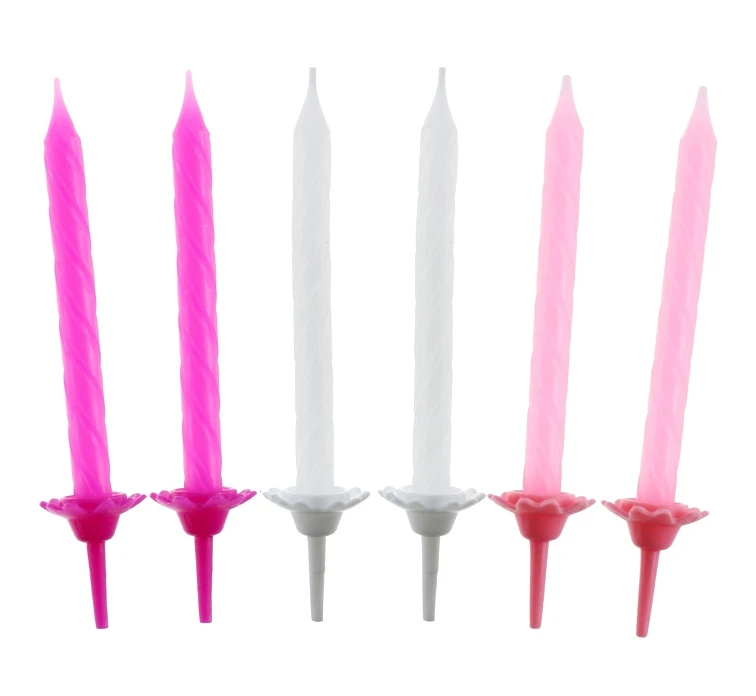 Birthday Candles 24/12, collection, pattern no 3, 7,5 cm