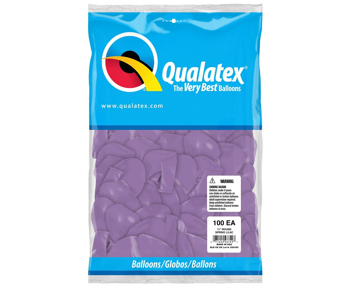Balloons Anagram 11", QL lavender pastel, 100pcs EOL